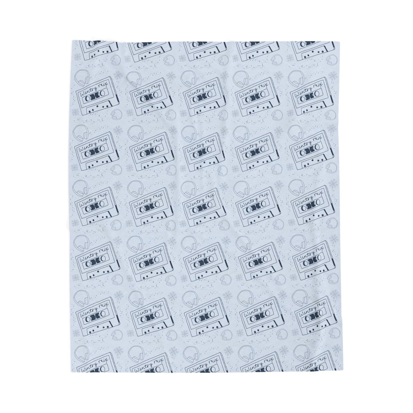 Wintry Mix Plush Blanket 50x60"