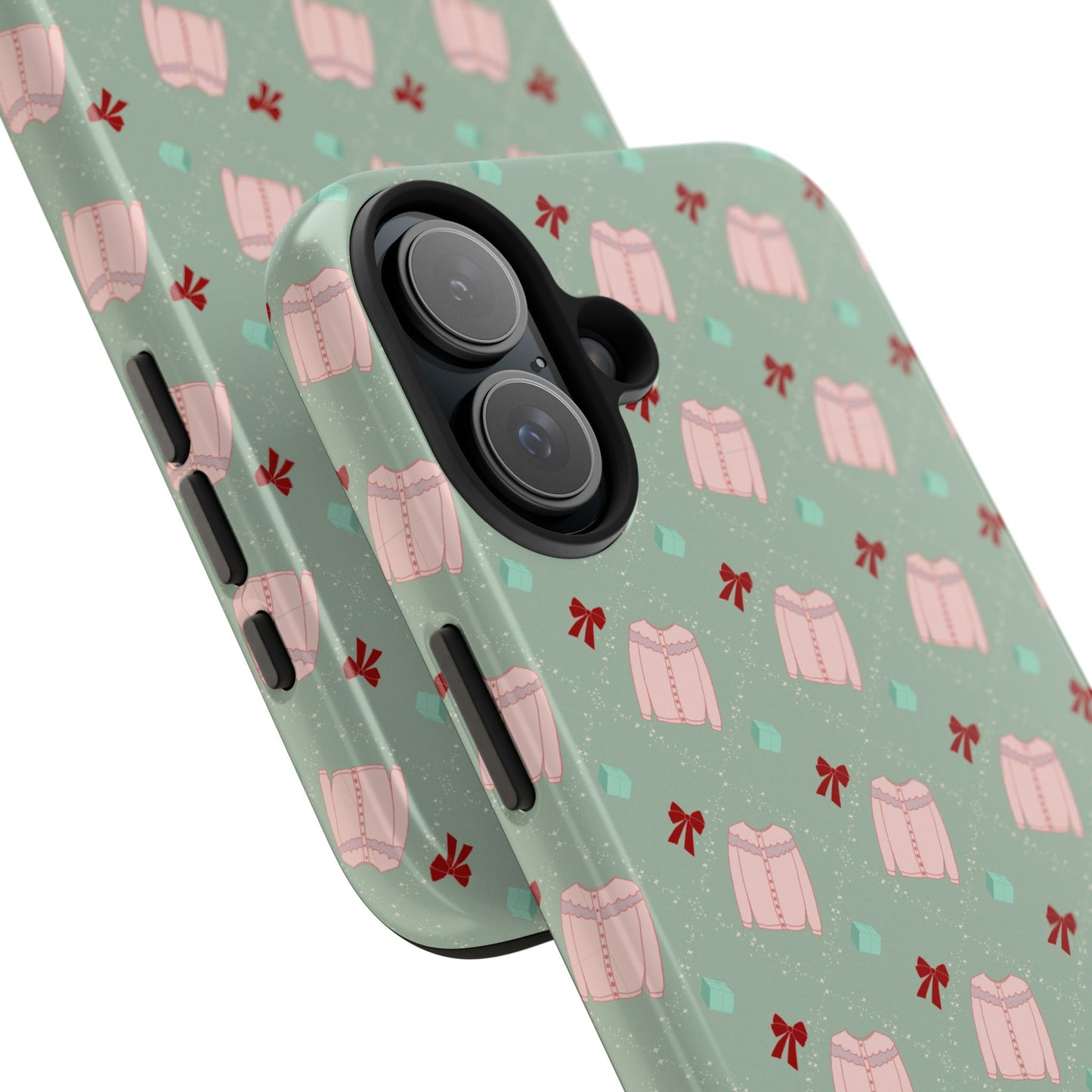 Tis The Sweater Season Green Tough Phone Case