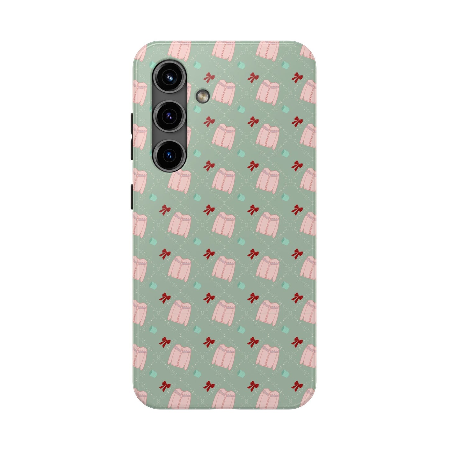 Tis The Sweater Season Green Tough Phone Case