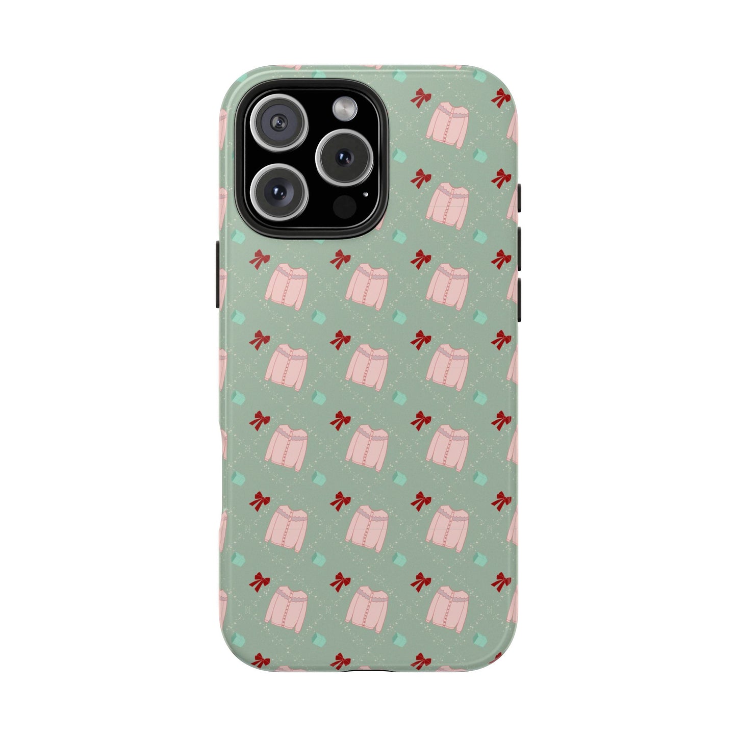 Tis The Sweater Season Green Tough Phone Case
