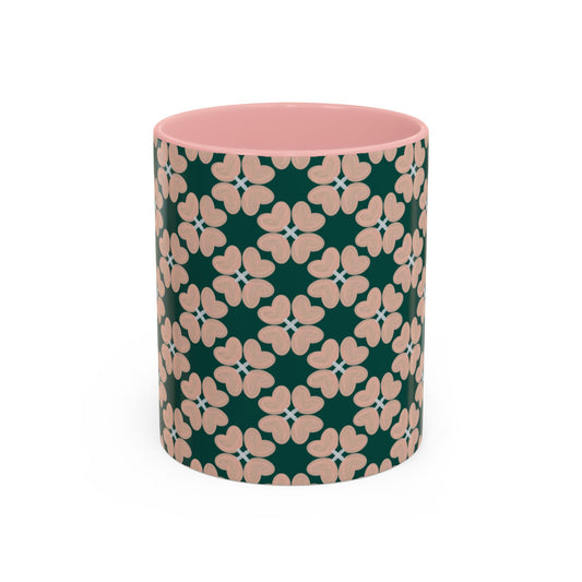 Lucky Pink Clover Coffee Mug