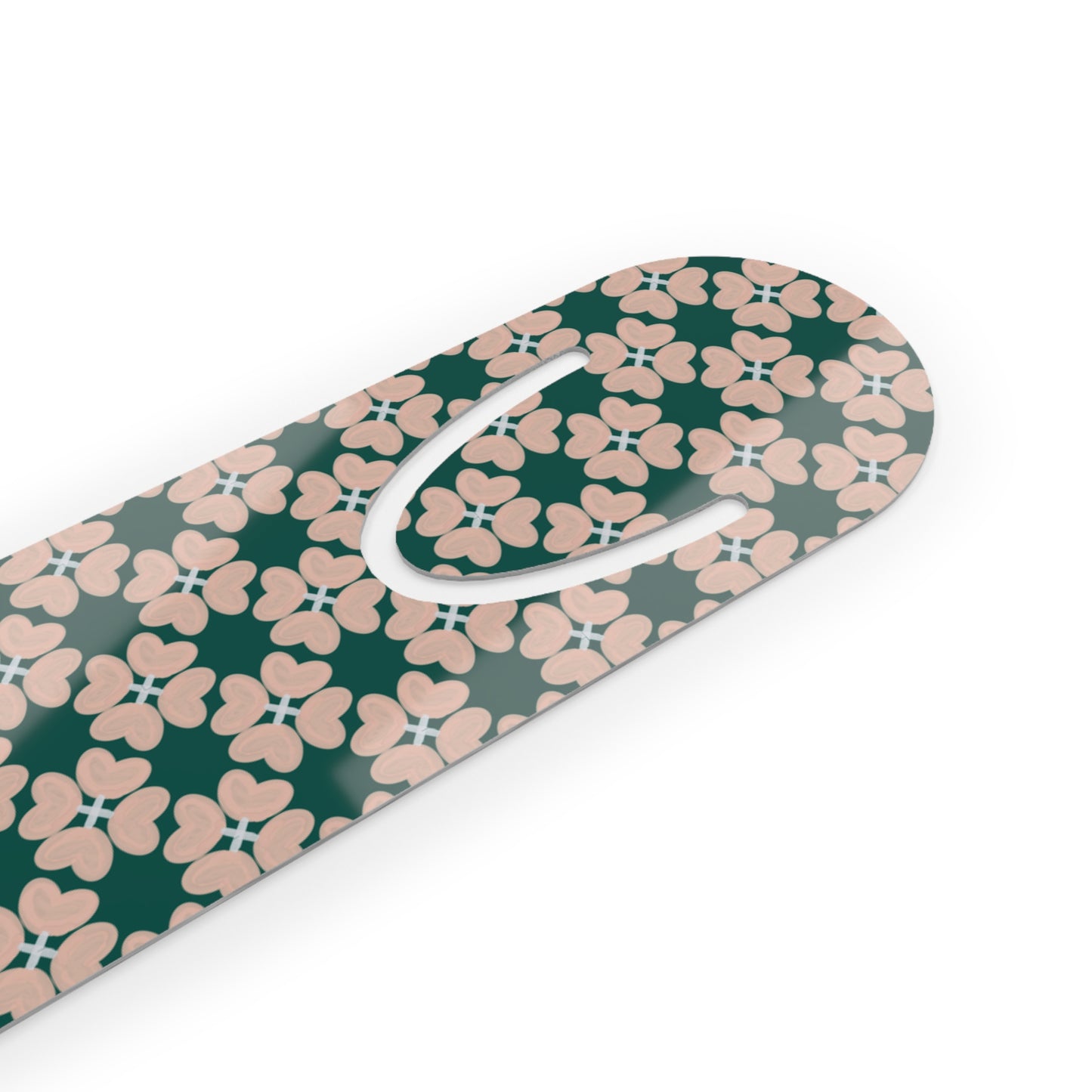 Lucky Pink Clover Bookmark