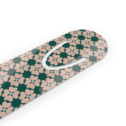Lucky Pink Clover Bookmark
