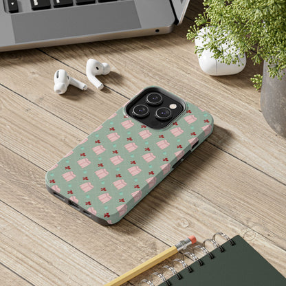 Tis The Sweater Season Green Tough Phone Case