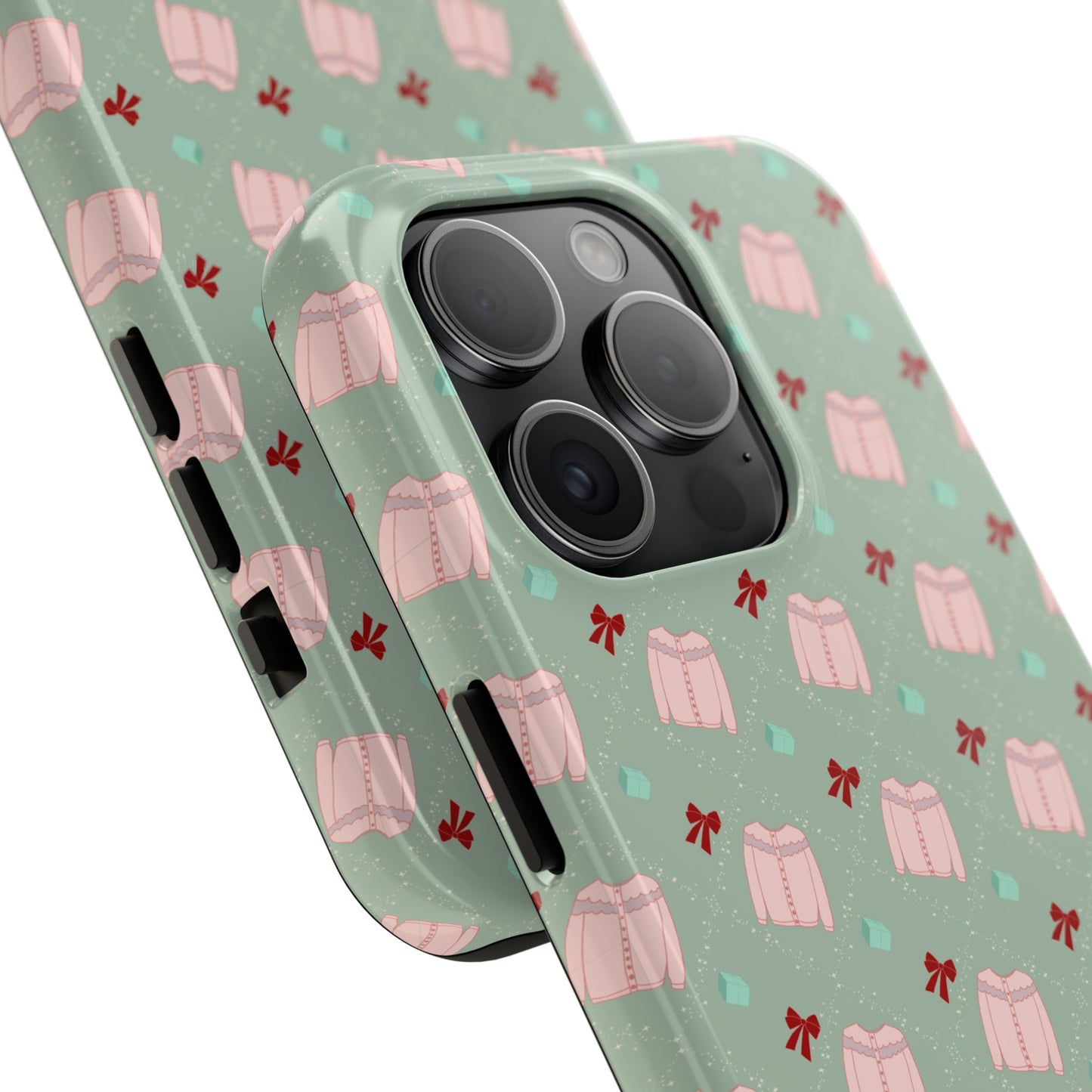 Tis The Sweater Season Green Tough Phone Case