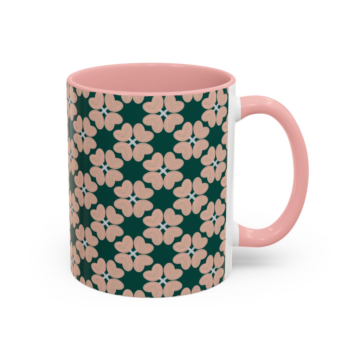 Lucky Pink Clover Coffee Mug