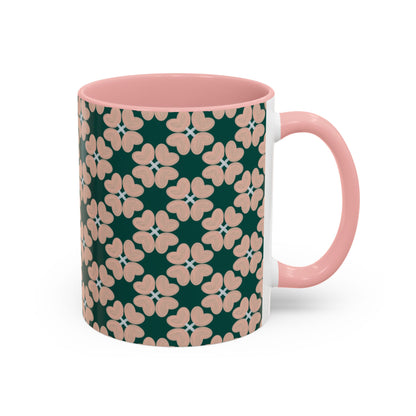 Lucky Pink Clover Coffee Mug
