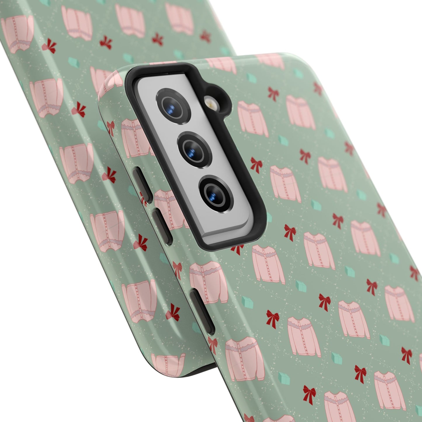 Tis The Sweater Season Green Tough Phone Case